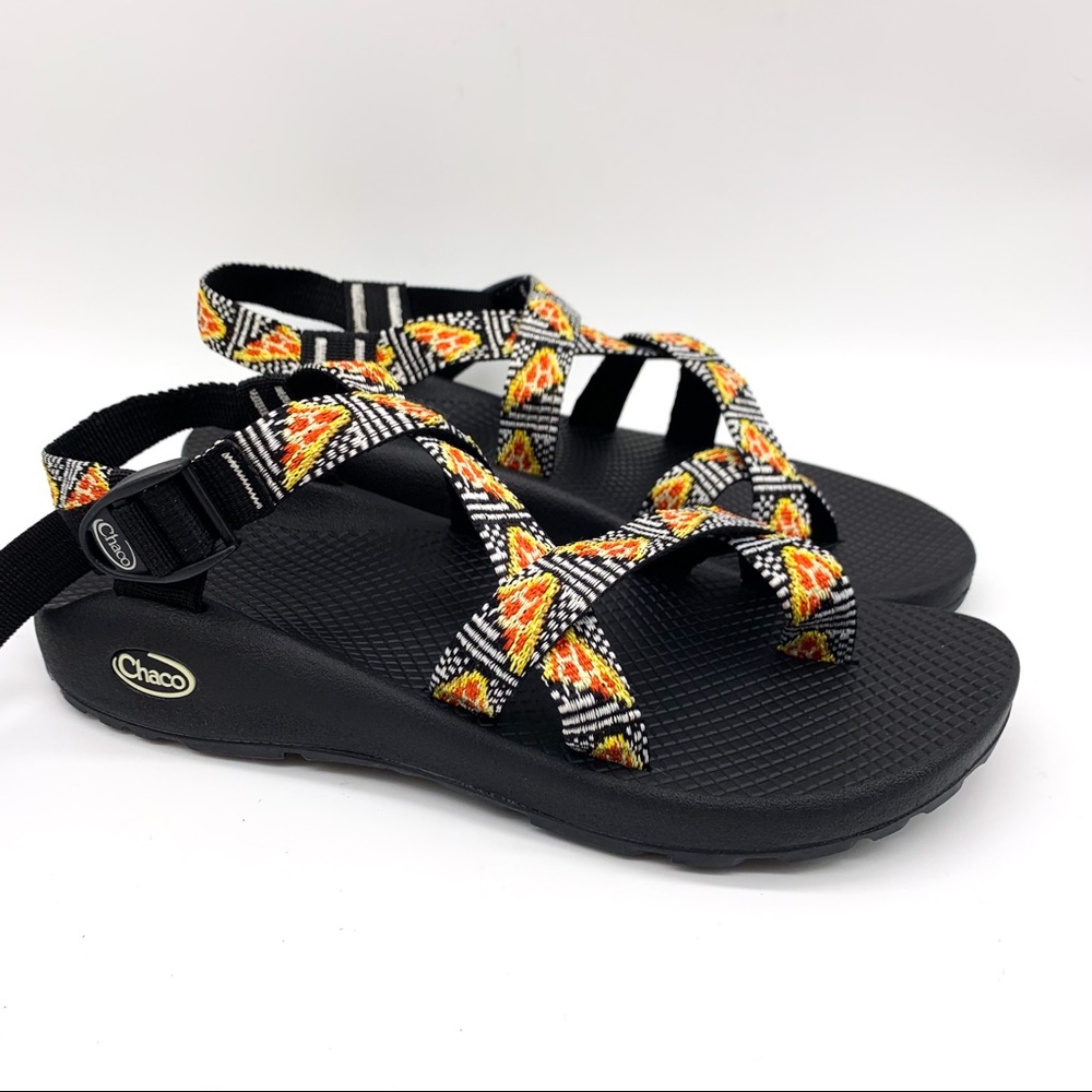 CHACO Pizza print sandals, women’s 10.